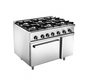 Bếp Âu 6 họng có lò nướng