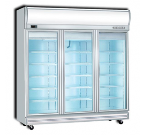 Tủ mát trưng bày 3 cánh kính hàng nhập khẩu